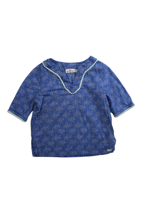 A Blue Long Sleeve Dresses from Vineyard Vines in size 2T for girl. (Front View)