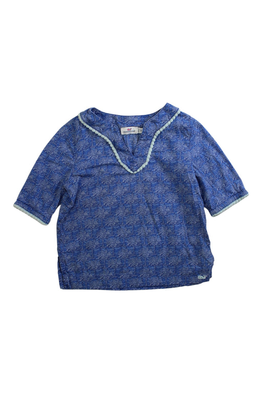 A Blue Long Sleeve Dresses from Vineyard Vines in size 2T for girl. (Front View)