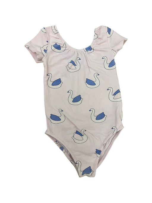 A Pink Short Sleeve Bodysuits from Seed in size 2T for girl. (Front View)