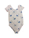 A Pink Short Sleeve Bodysuits from Seed in size 2T for girl. (Front View)
