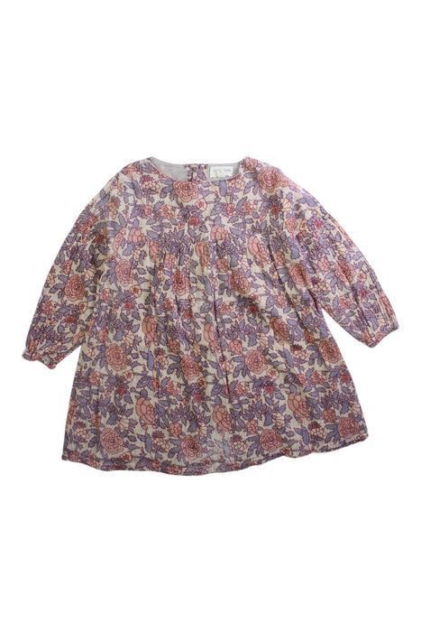 A Multicolour Long Sleeve Dresses from Louis Louise in size 3T for girl. (Front View)