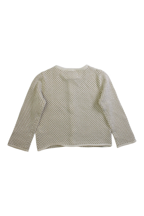 A Beige Cardigans from Louis Louise in size 2T for girl. (Back View)