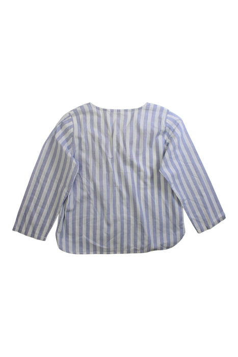 A Blue Long Sleeve Shirts from Zhoe & Tobiah in size 4T for girl. (Back View)