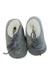 A Silver Booties from Jacadi in size 0-3M for girl. (Back View)