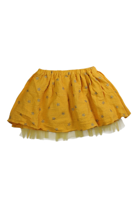 A Yellow Short Skirts from Seed in size 8Y for girl. (Back View)