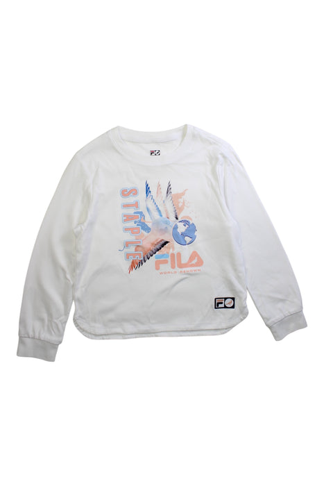 A Multicolour Long Sleeve T Shirts from Fila in size 7Y for girl. (Front View)