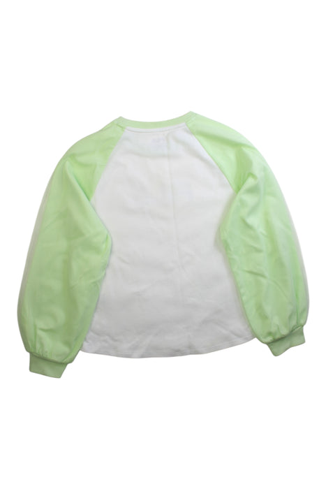 A White Long Sleeve Tops from Fila in size 8Y for girl. (Back View)