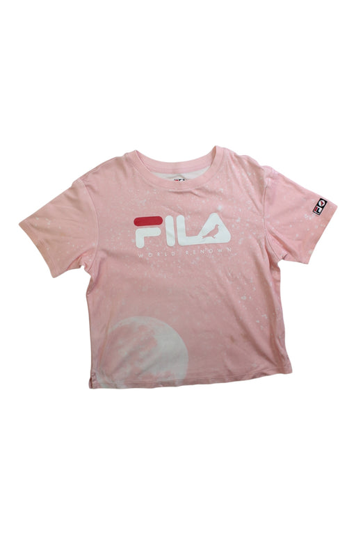A Pink Short Sleeve T Shirts from Fila in size 8Y for girl. (Front View)
