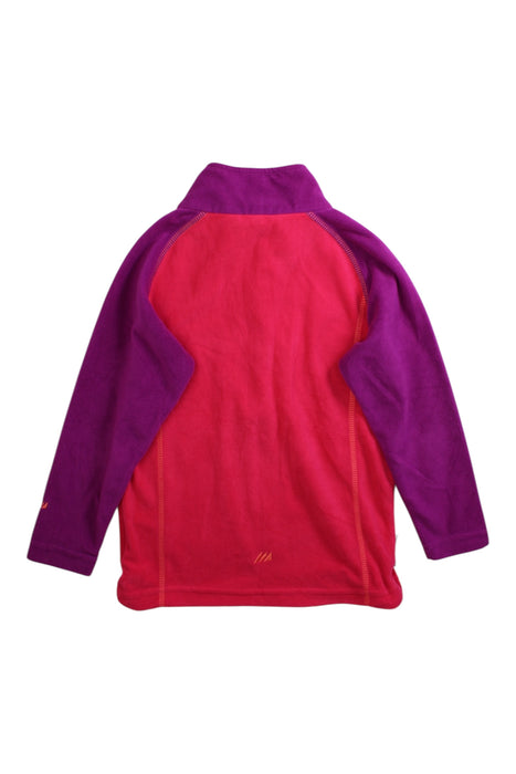 A Pink Zippered Sweatshirts from Skogstad in size 7Y for girl. (Back View)
