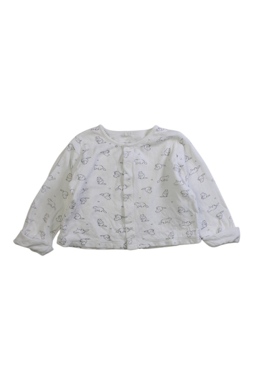 A White Separates from Petit Bateau in size 6-12M for neutral. (Front View)