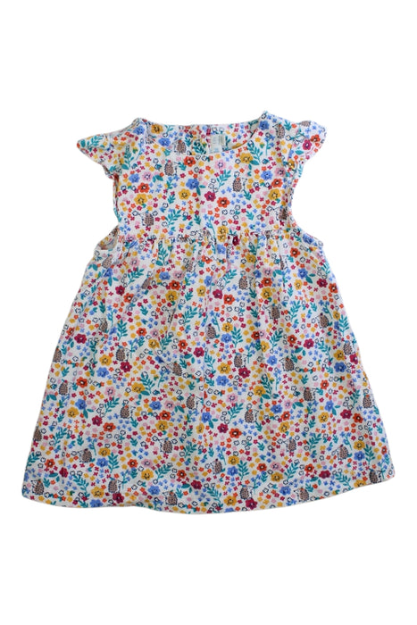 A Multicolour Sleeveless Dresses from Jojo Maman Bébé in size 6-12M for girl. (Front View)