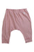 A Pink Casual Pants from Petit Bateau in size 0-3M for girl. (Front View)