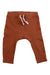 A Brown Casual Pants from Snuggle Hunny in size 3-6M for neutral. (Front View)