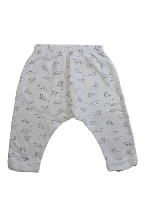 A White Separates from Petit Bateau in size 6-12M for neutral. (Front View)