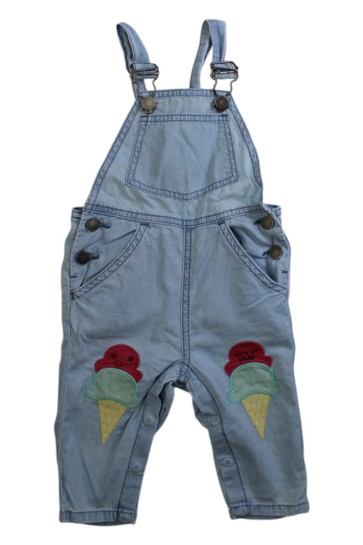 A Blue Long Overalls from Stella McCartney in size 3-6M for girl. (Front View)