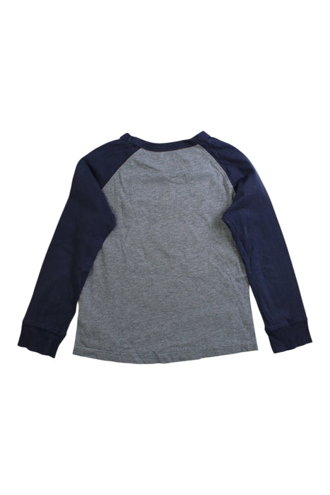A Grey Long Sleeve T Shirts from Roots in size 5T for boy. (Back View)