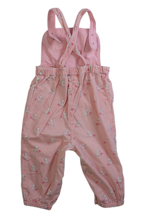 A Pink Long Overalls from Jojo Maman Bébé in size 6-12M for girl. (Back View)