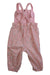 A Pink Long Overalls from Jojo Maman Bébé in size 6-12M for girl. (Back View)