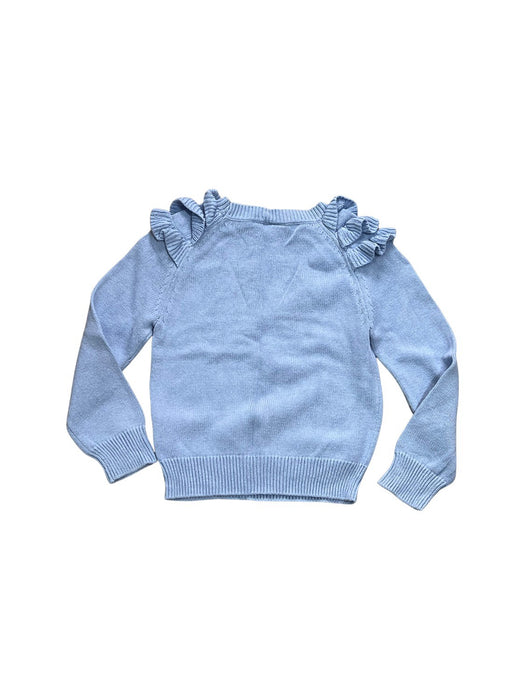 A Blue Knit Sweaters from Seed in size 4T for girl. (Back View)