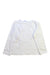 A White Long Sleeve Tops from Mayoral in size 5T for girl. (Back View)