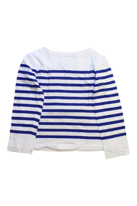 A Blue Long Sleeve Tops from Jacadi in size 6T for girl. (Back View)
