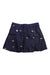 A Navy Short Skirts from Jacadi in size 4T for girl. (Front View)