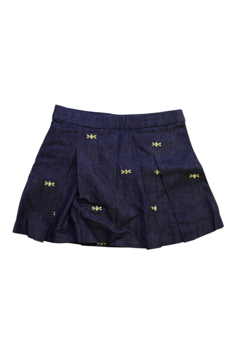 A Navy Short Skirts from Jacadi in size 4T for girl. (Back View)