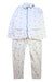 A White Pyjama Sets from Jacadi in size 10Y for neutral. (Front View)