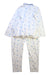 A White Pyjama Sets from Jacadi in size 10Y for neutral. (Back View)