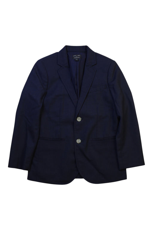 A Navy Blazers from Crewcuts in size 7Y for boy. (Front View)