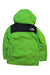 A Green Rain Jackets from The North Face in size 10Y for boy. (Back View)