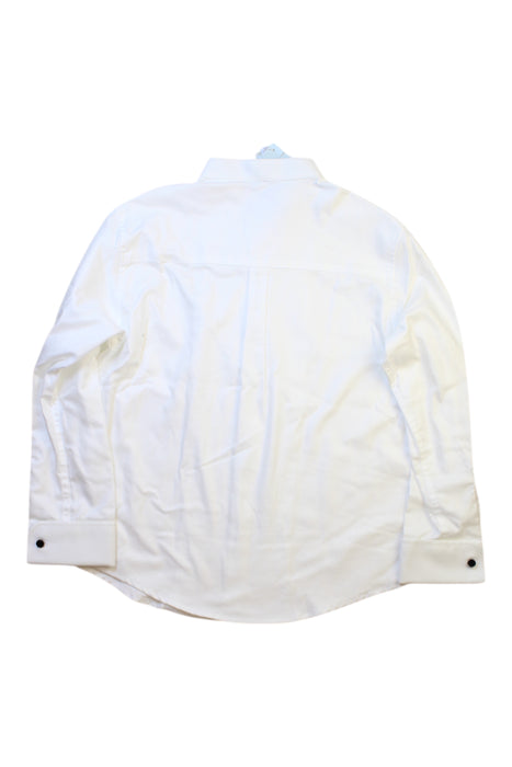 A White Long Sleeve Shirts from Nicholas & Bears in size 10Y for boy. (Back View)