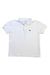 A White Short Sleeve Polos from Lacoste in size 8Y for boy. (Front View)