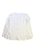 A White Long Sleeve Tops from Monnalisa in size 8Y for girl. (Back View)