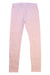 A Pink Leggings from Seed in size 6T for girl. (Front View)