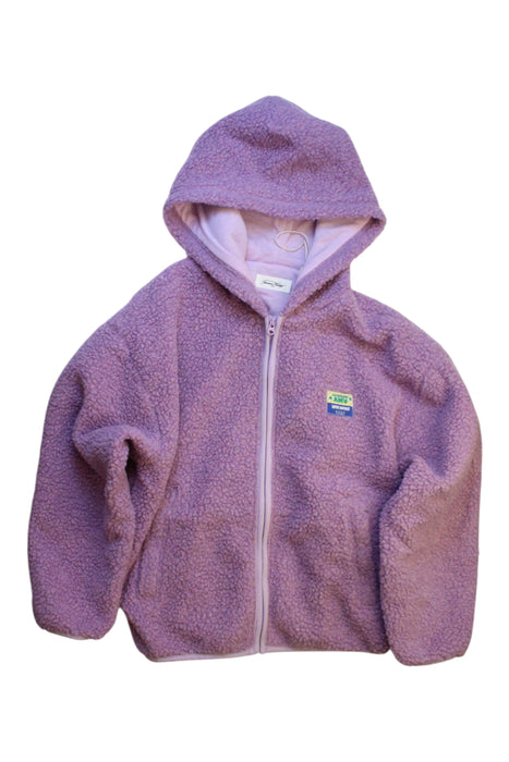 A Purple Hooded Sweatshirts from American Vintage in size 9Y for girl. (Front View)