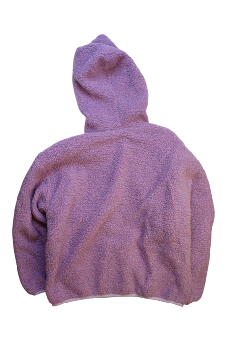 A Purple Hooded Sweatshirts from American Vintage in size 9Y for girl. (Back View)