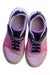 A Pink Sneakers from Skechers in size 7Y for girl. (Back View)