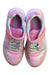 A Multicolour Sneakers from Skechers in size 7Y for girl. (Back View)