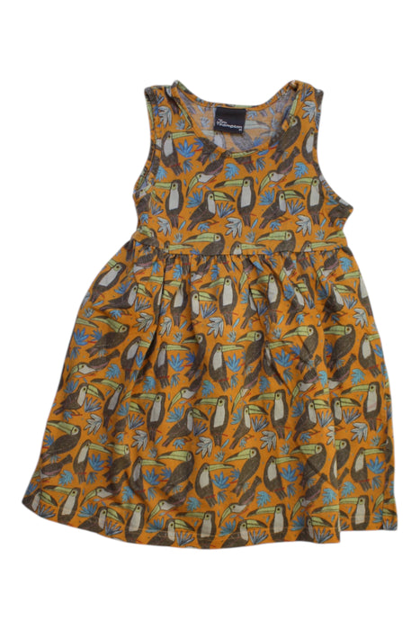 A Multicolour Sleeveless Dresses from Jim Thompson in size 5T for girl. (Front View)