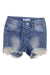 A Blue Shorts from Name It in size 5T for girl. (Front View)