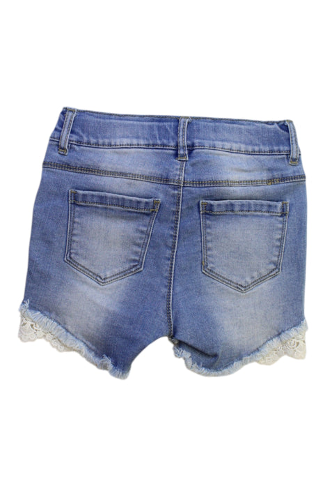 A Blue Shorts from Name It in size 5T for girl. (Back View)