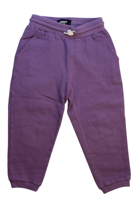 A Purple Sweatpants from Hundred Pieces in size 4T for girl. (Front View)
