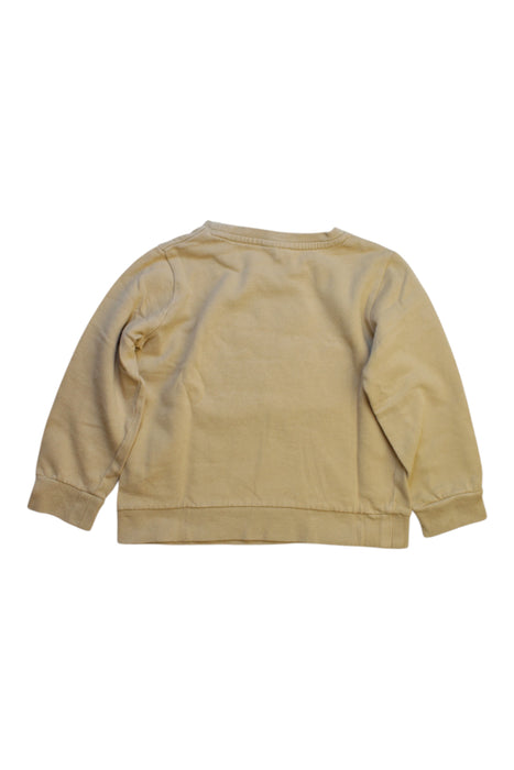 A Beige Sweatshirts from Seed in size 6T for girl. (Back View)