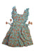 A Multicolour Sleeveless Dresses from Louise Misha in size 4T for girl. (Back View)