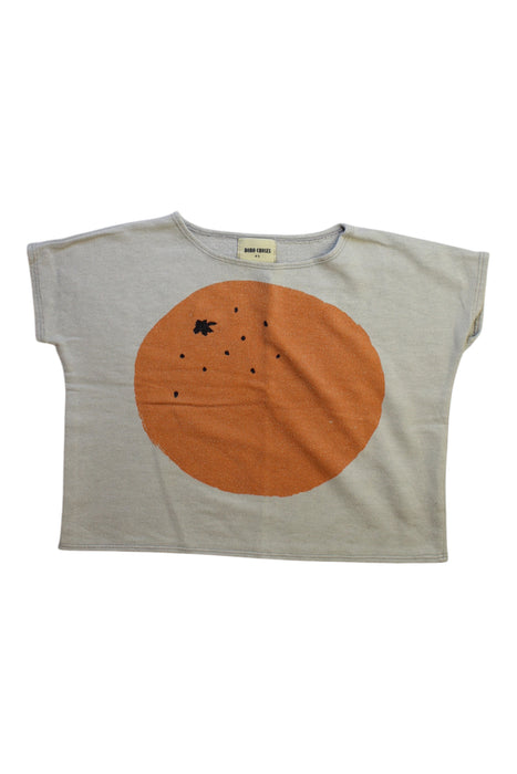 A Grey Short Sleeve T Shirts from Bobo Choses in size 5T for neutral. (Front View)