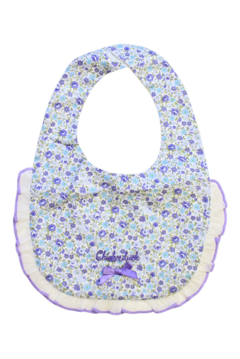 A Multicolour Bibs from Chickeeduck in size Newborn for girl. (Front View)