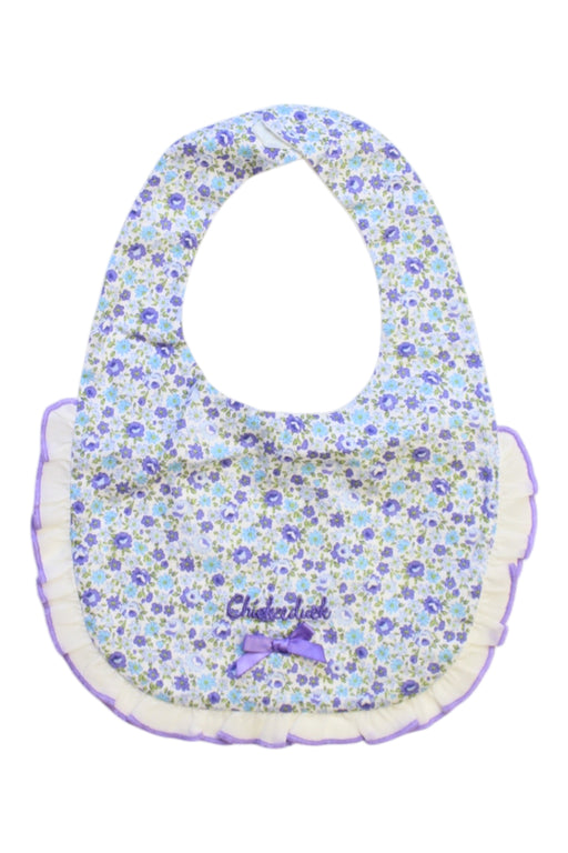 A Multicolour Bibs from Chickeeduck in size Newborn for girl. (Front View)