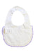 A Multicolour Bibs from Chickeeduck in size Newborn for girl. (Back View)