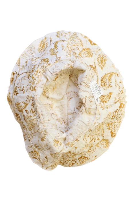 A Beige Sun Hats from Babe & Tess in size 3-6M for girl. (Back View)
